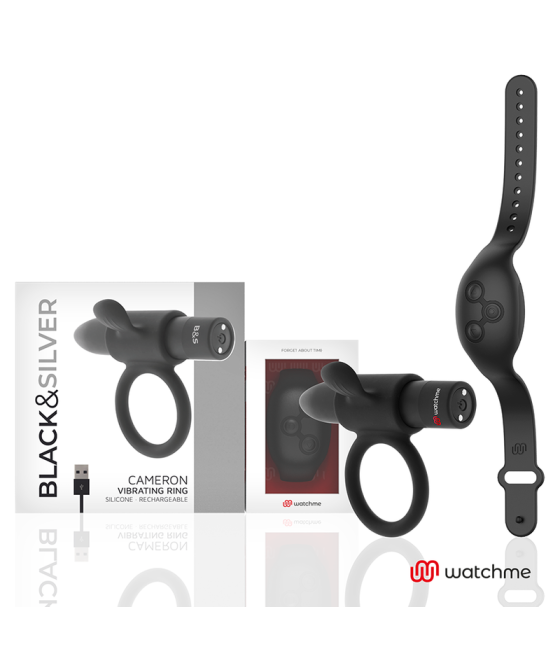 BLACK&SILVER - CAMERON CONTROL REMOTO COCKRING WATCHME