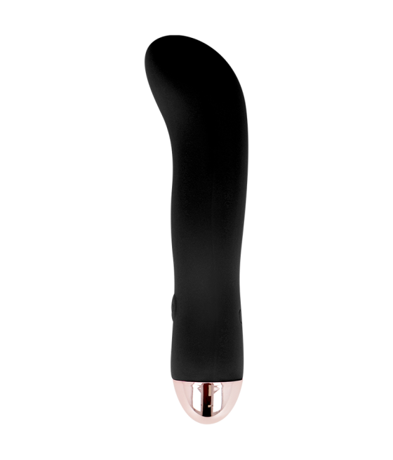 DOLCE VITA - AUFLADBARER VIBRATOR ZWEI SCHWARZ 7 GESCHWINDIGKEIT