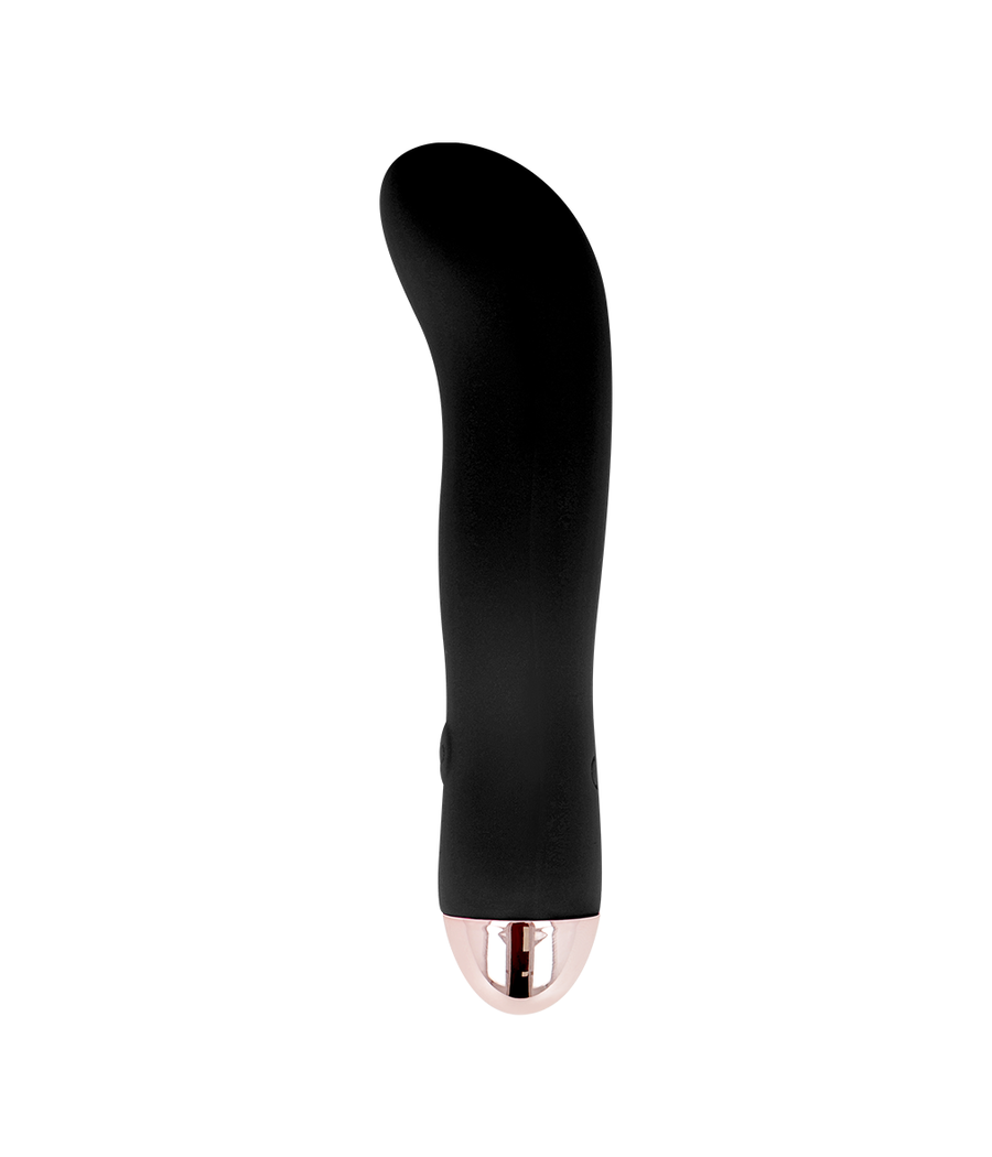 DOLCE VITA - AUFLADBARER VIBRATOR ZWEI SCHWARZ 7 GESCHWINDIGKEIT