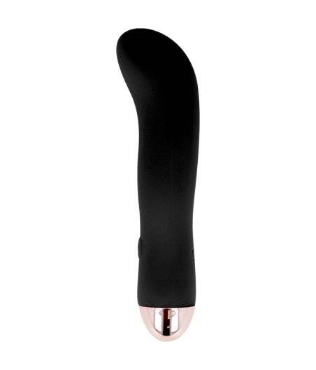 DOLCE VITA - VIBRADOR RECARREGÁVEL DOIS PRETO 7 VELOCIDADE