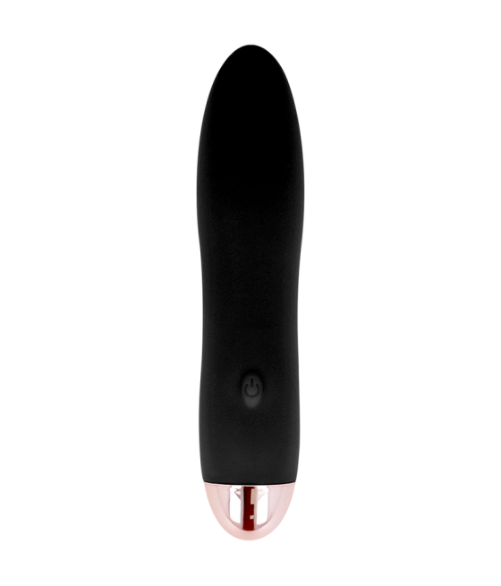 DOLCE VITA - RECHARGEABLE VIBRATOR FOUR BLACK 7 SPEEDS