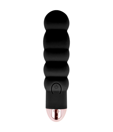DOLCE VITA - VIBRADOR RECARGABLE SIX NEGRO 7 VELOCIDADES