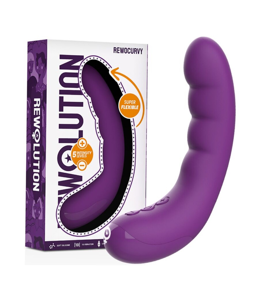 REWOLUTION - REWOCURVY VIBRATEUR FLEXIBLE RECHARGEABLE