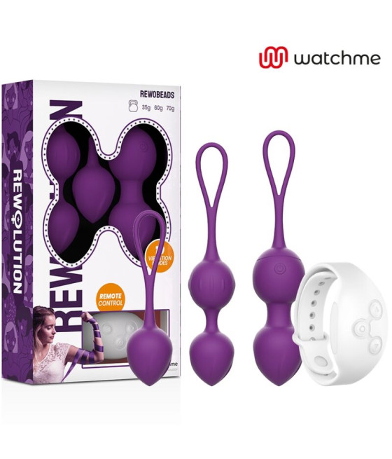 REWOLUTION - REWOBEADS VIBRIERBLLE FERNBEDIENUNG MIT WATCHME-TECHNOLOGIE