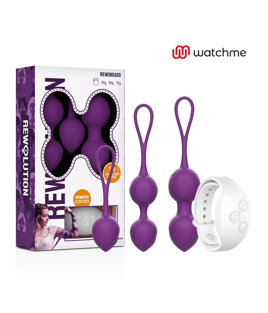REWOLUTION - REWOBEADS BALLES VIBRANTES TÉLÉCOMMANDE AVEC TECHNOLOGIE WATCHME