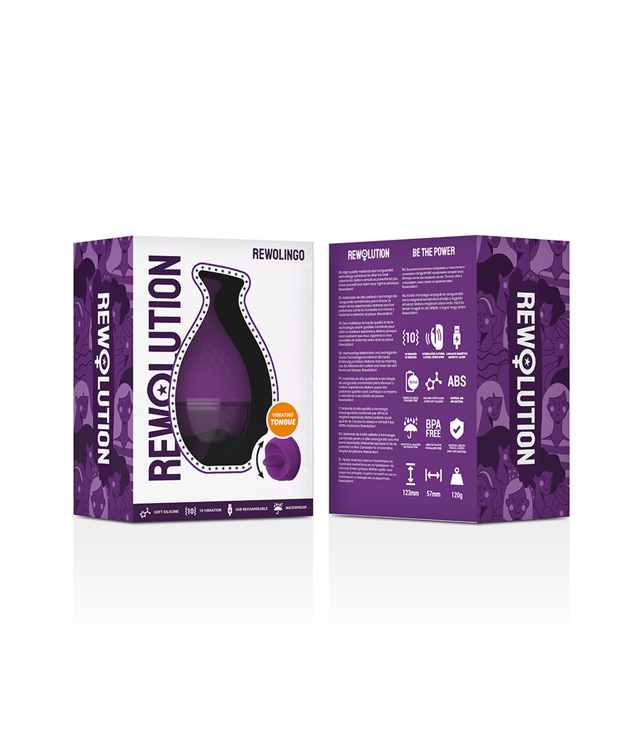 REWOLUTION - REWOLINGO VIBRATOR WITH TONGUE