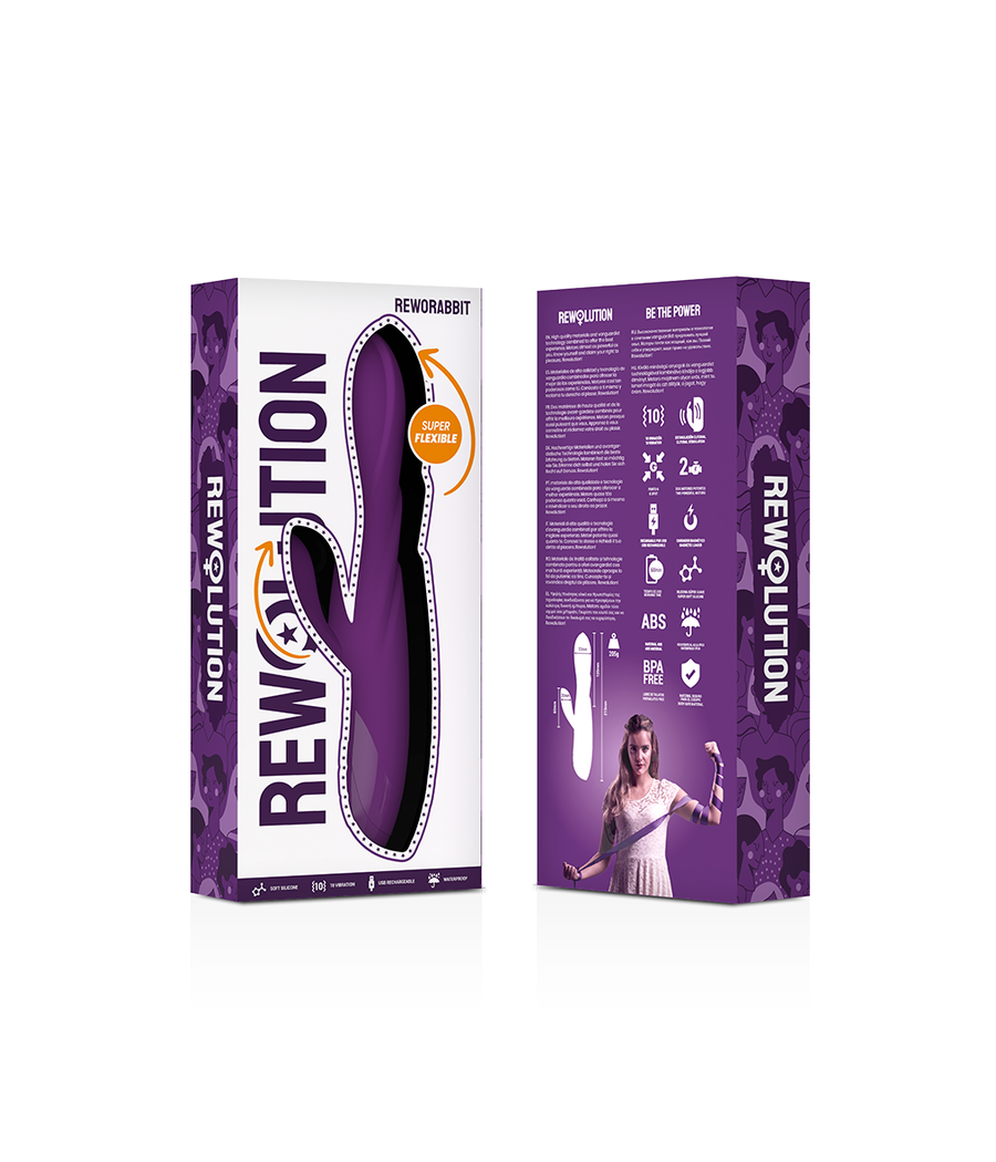 REWOLUTION - REWORABBIT FLEXIBLER VIBRATOR MIT KANINCHEN