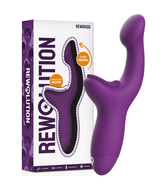 REWOLUTION - REWOKISS VIBRATORE PUNTO PER STIMOLATORE