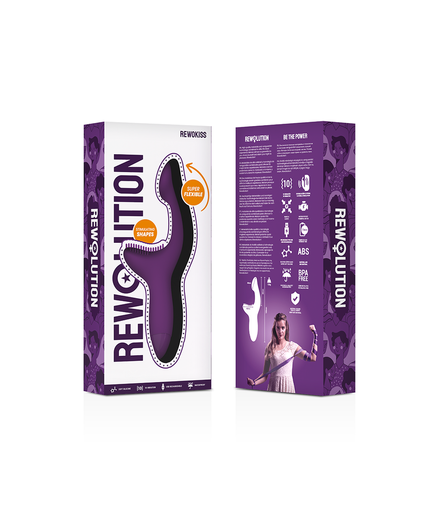REWOLUTION - REWOKISS VIBRADOR PONTO PARA ESTIMULADOR