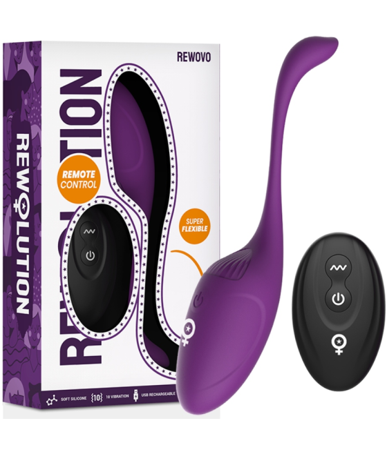 REWOLUTION - CONTROLE REMOTO DO VIBRADOR DE OVO REWOVO