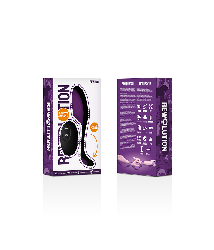 REWOLUTION - REWOVO TÉLÉCOMMANDE VIBRATEUR  OEUFS