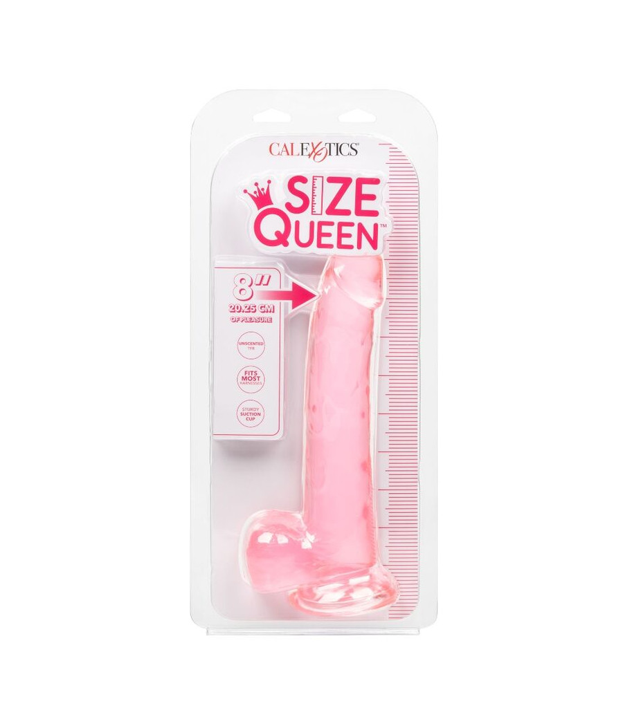 CALEXOTICS - SIZE QUEEN DILDO PINK 20.3 CM
