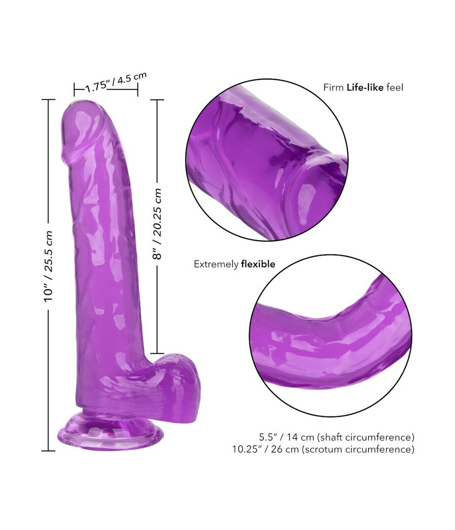 CALEXOTICS - GODE REINE TAILLE VIOLET 20.3 CM
