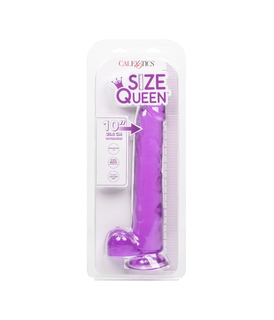 CALEXOTICS - DILDO REGINA TAGLIA VIOLA 25.5 CM