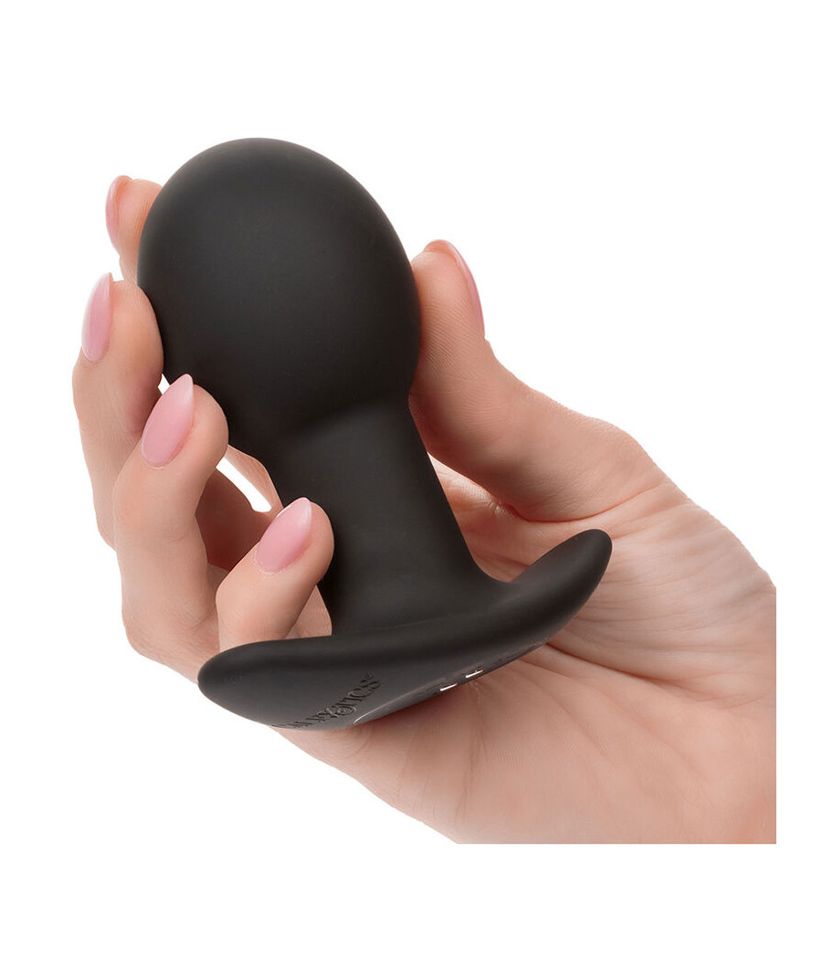 CALEXOTICS - ROCK BOTTOM PLUG ANAL 10 VIBRACIONES SILICONA NEGRO