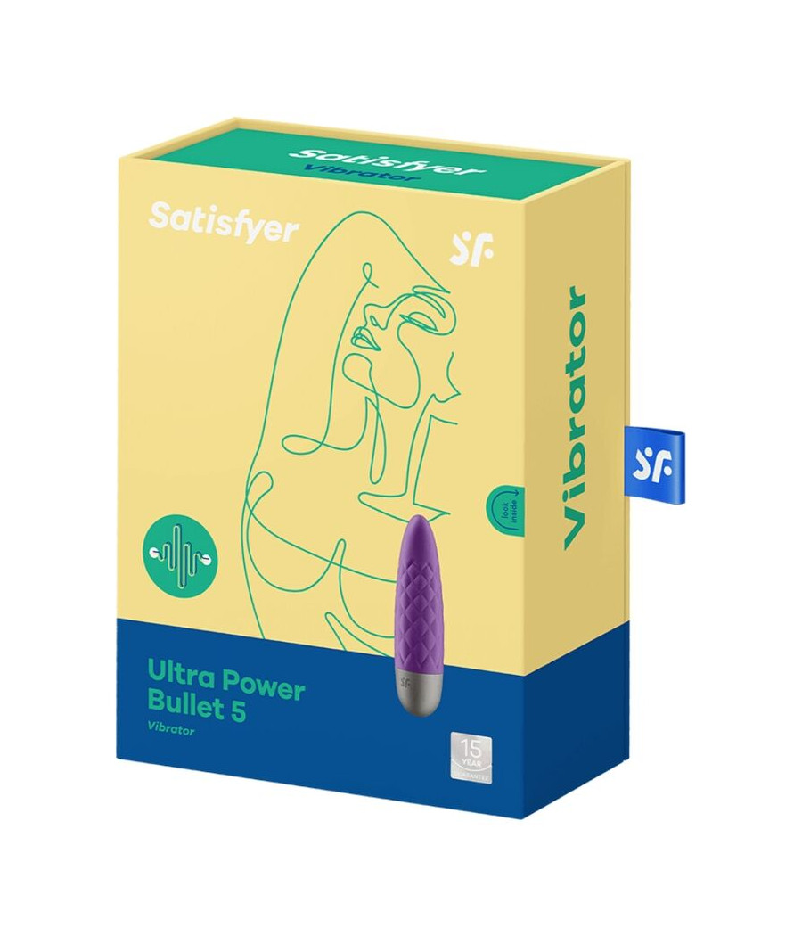 SATISFYER - ULTRA POWER BULLET 5 BALA VIBRADORA VIOLETA