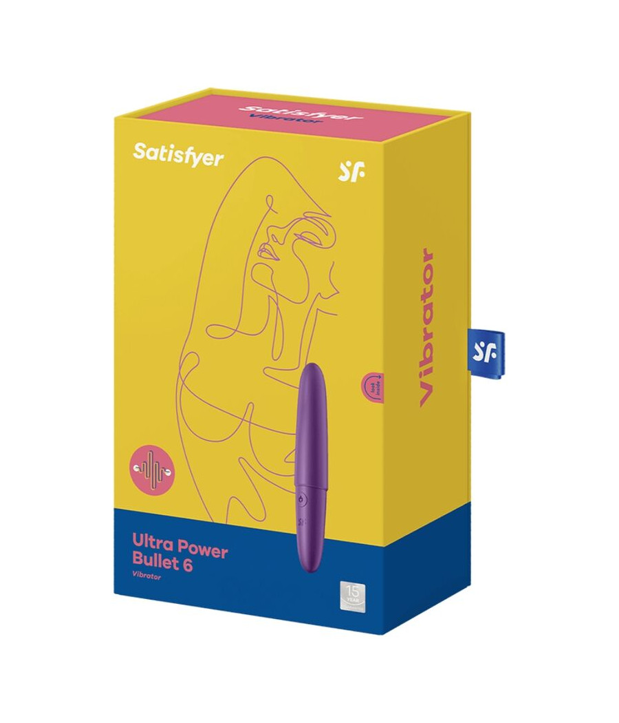 SATISFYER - ULTRA POWER BULLET 6 ROXO
