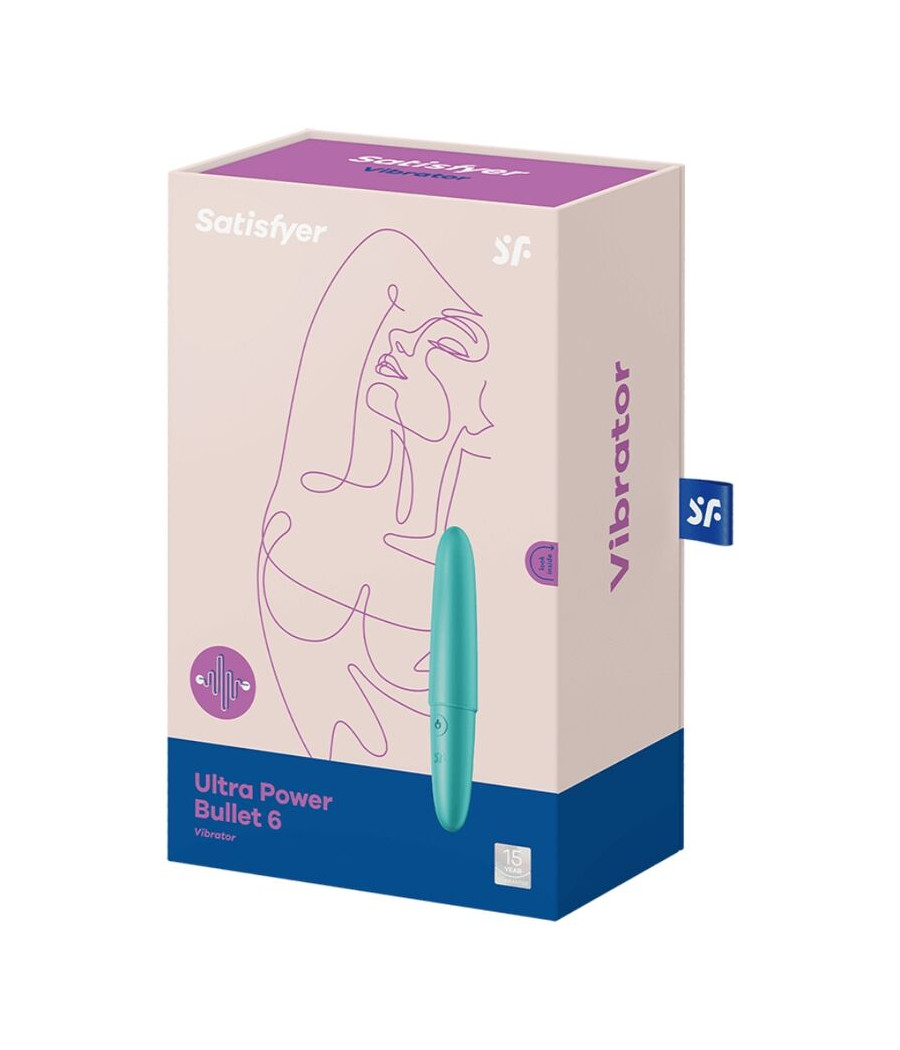 SATISFYER - ULTRA POWER BULLET 6 TURCHESE
