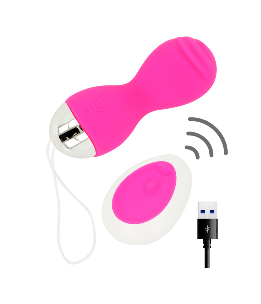 OHMAMA - OVO VIBRANTE RECARREGVEL FLEXÍVEL