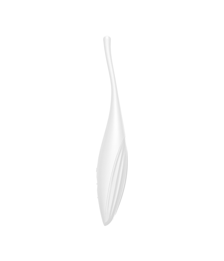 SATISFYER - VIBRADOR TWIRLING JOY CLIT TIP BRANCO