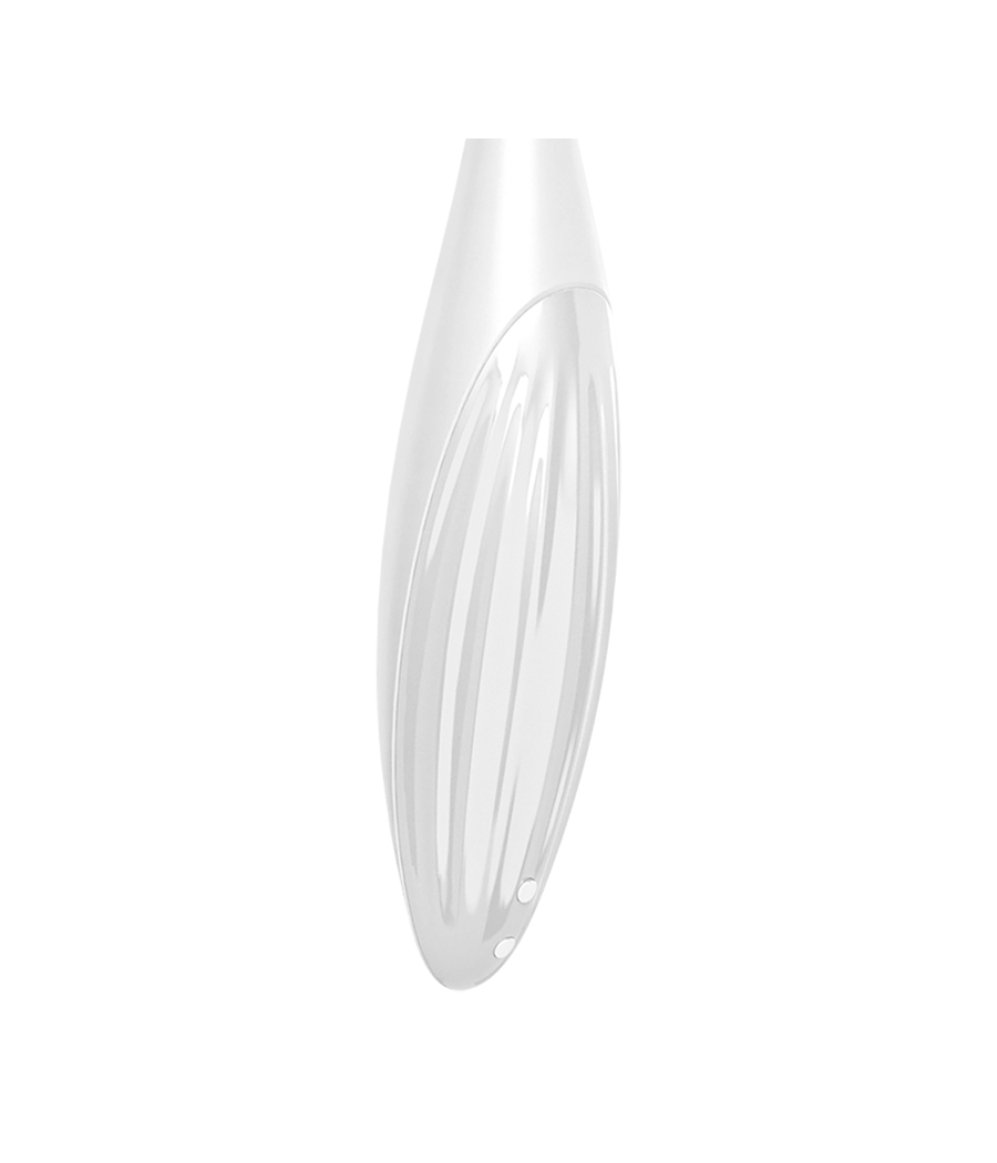 SATISFYER - TWIRLING JOY CLIT TIP VIBRATOR WHITE