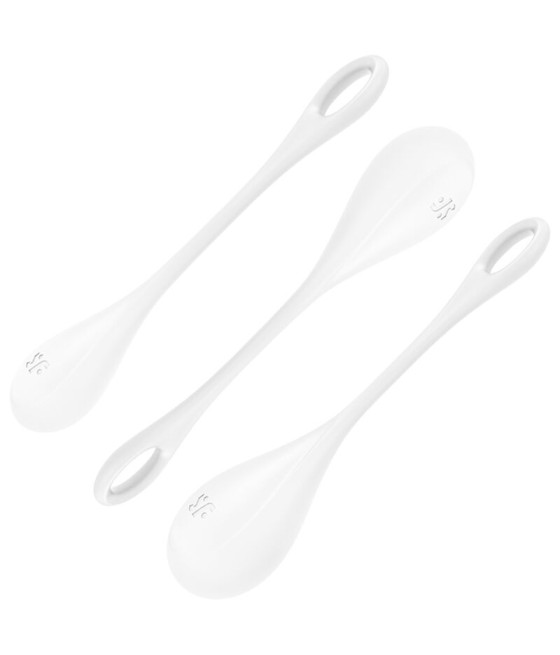 SATISFYER - CONJUNTO DE TREINO YONI POWER 1 BRANCO