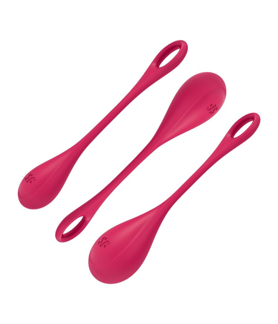 SATISFYER - YONI POWER 1 TRAINING SET RED