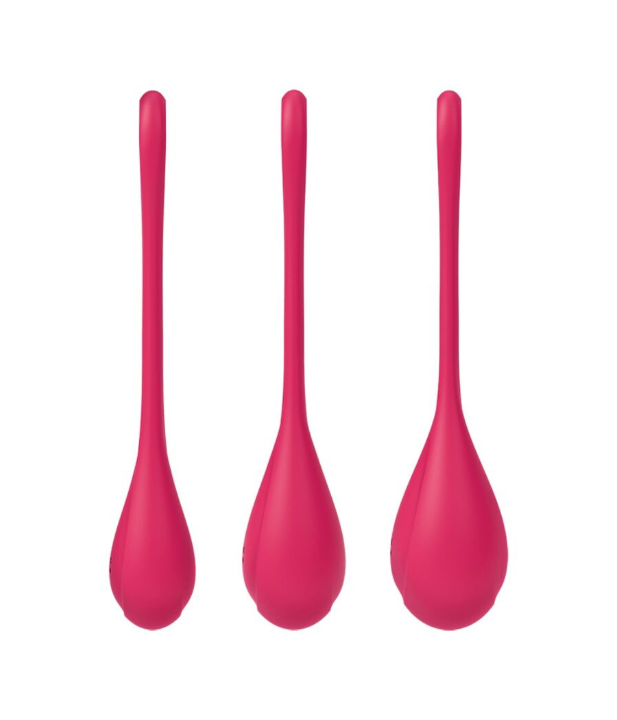 SATISFYER - ENSEMBLE ENTRAÎNEMENT YONI POWER 1 ROUGE