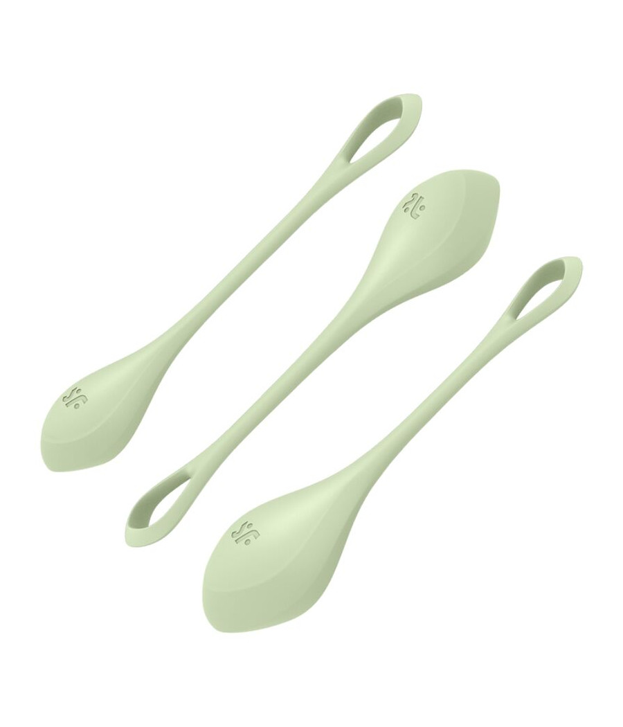 SATISFYER - SET DA ALLENAMENTO YONI POWER 2 VERDE