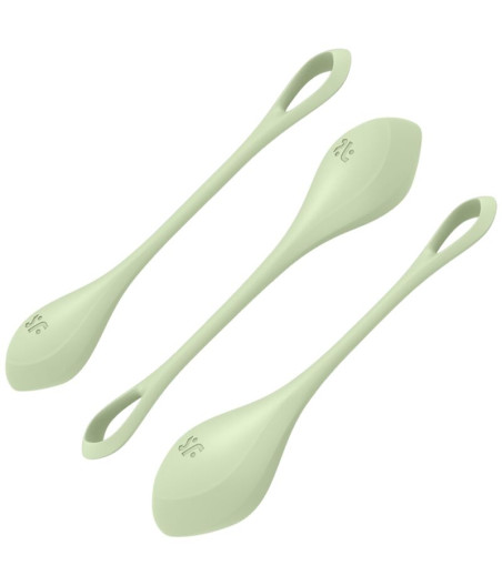 SATISFYER - SET DA ALLENAMENTO YONI POWER 2 VERDE