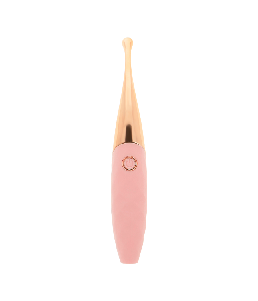 OHMAMA - STIMOLATORE CLITORIDE RICARICABILE 36 MODALITÀ ROSA-ORO ROSA