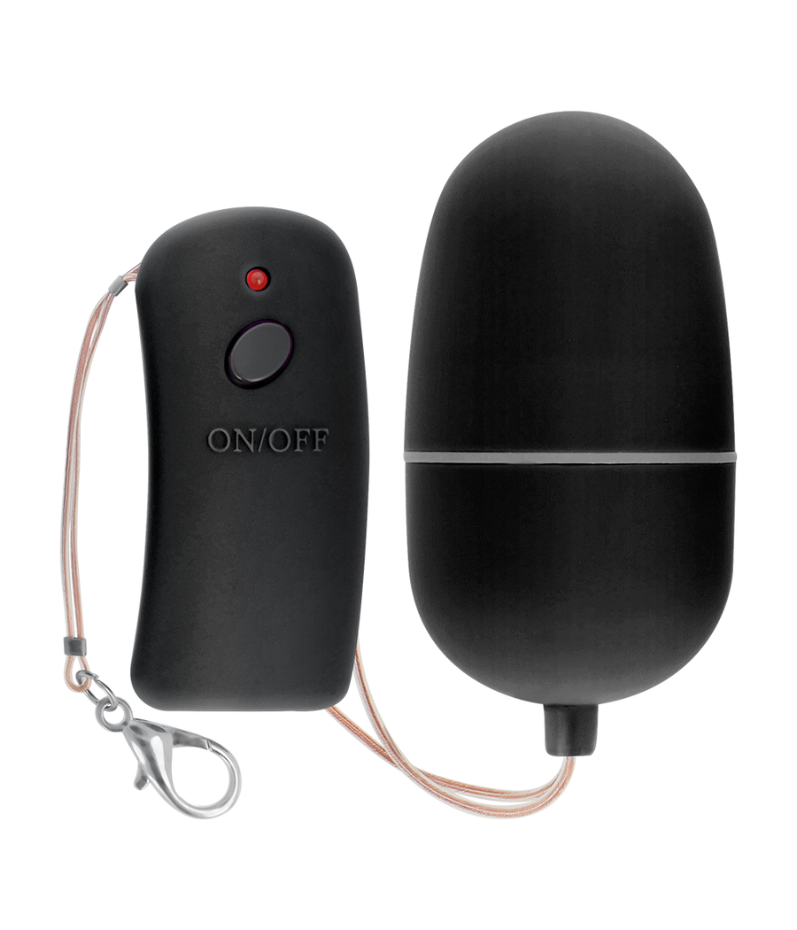 ONLINE - HUEVO VIBRADOR CON MANDO CONTROL REMOTO NEGRO