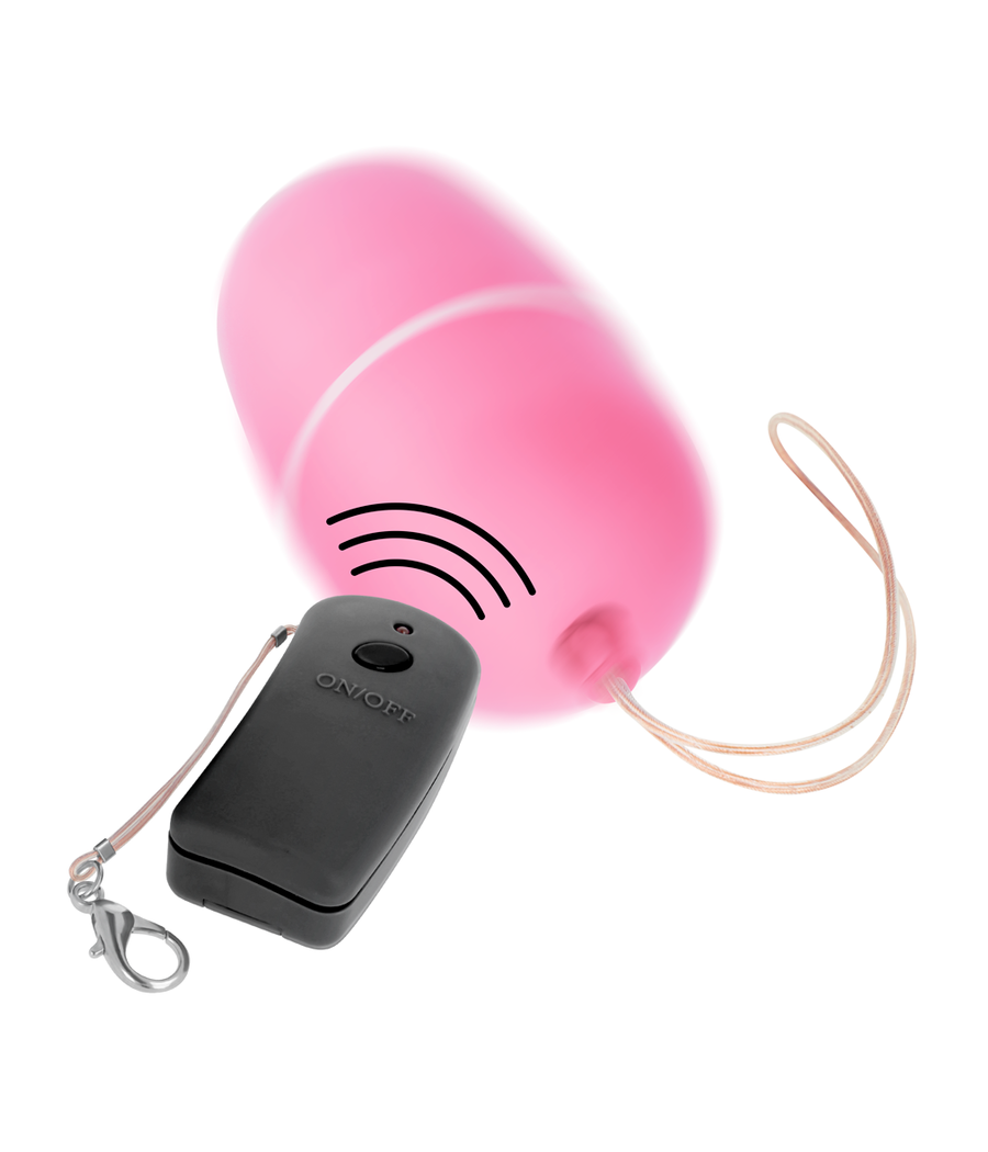 ONLINE - OEUF VIBRANT AVEC TÉLÉCOMMANDE ROSE