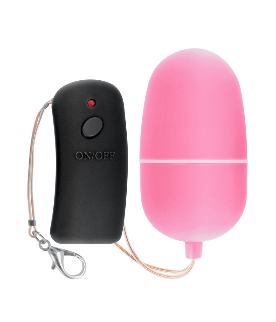 ONLINE - OEUF VIBRANT AVEC TÉLÉCOMMANDE ROSE