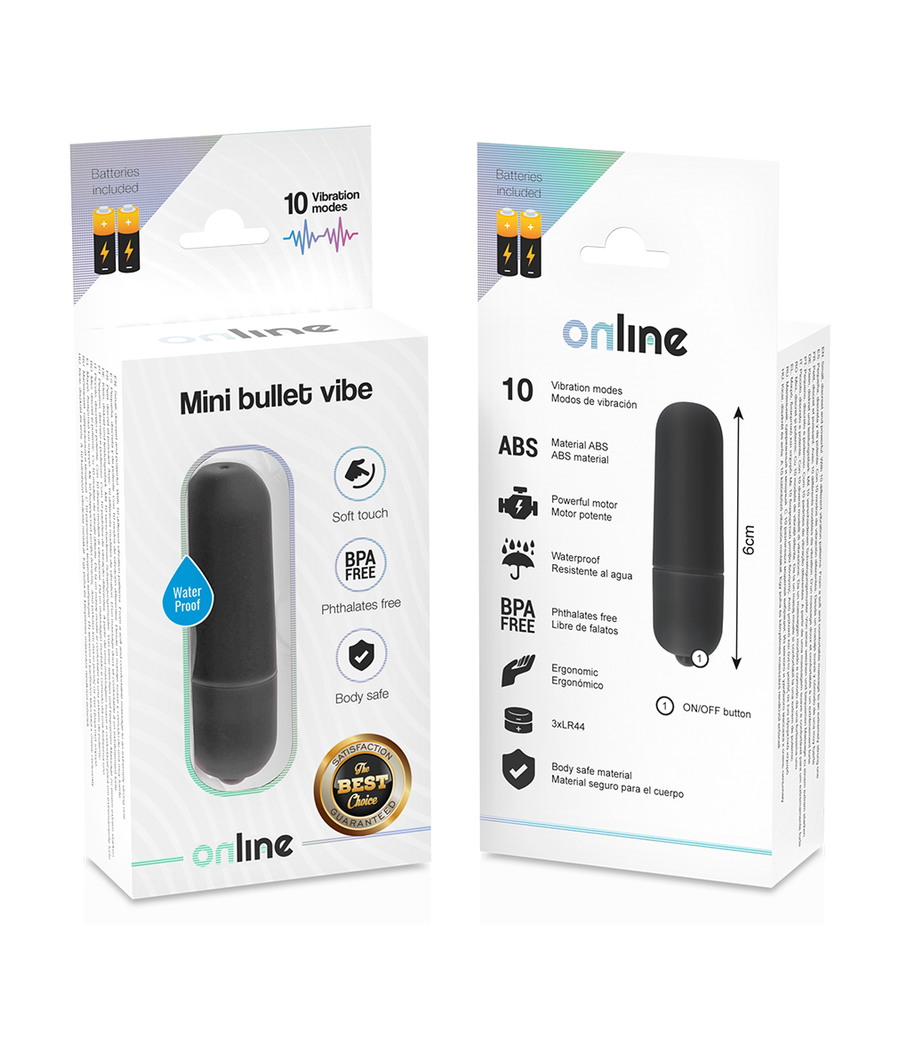 ONLINE - MINI PROIETTORE VIBRANTE NERO