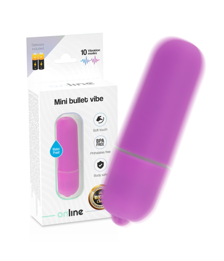 ONLINE - MINI LILA VIBRIERENDE KUGEL