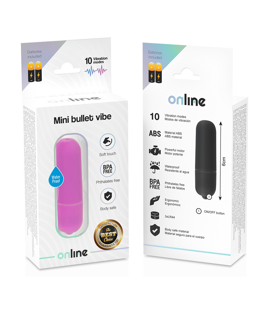 ONLINE - MINI LILA VIBRIERENDE KUGEL