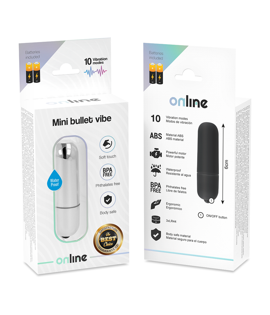 ONLINE - MINI PROIETTORE VIBRANTE ARGENTO