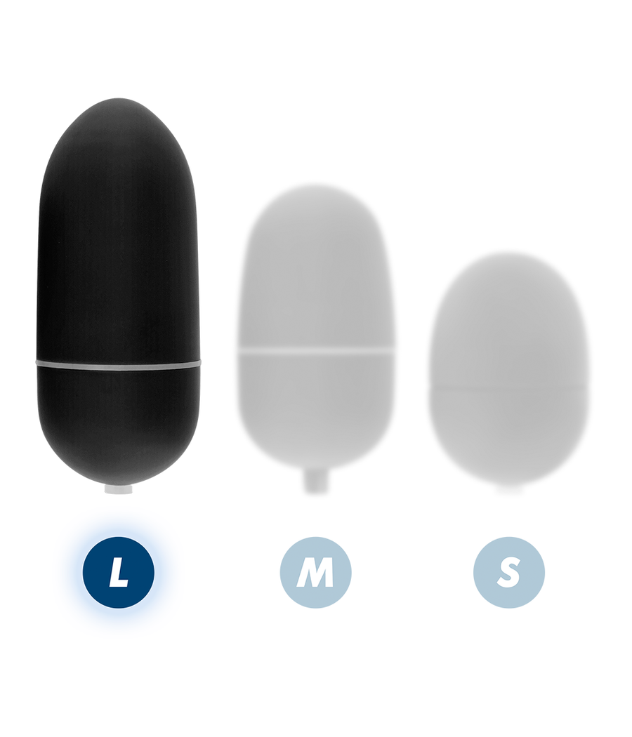 ONLINE - HUEVO VIBRADOR CONTROL REMOTO L NEGRO
