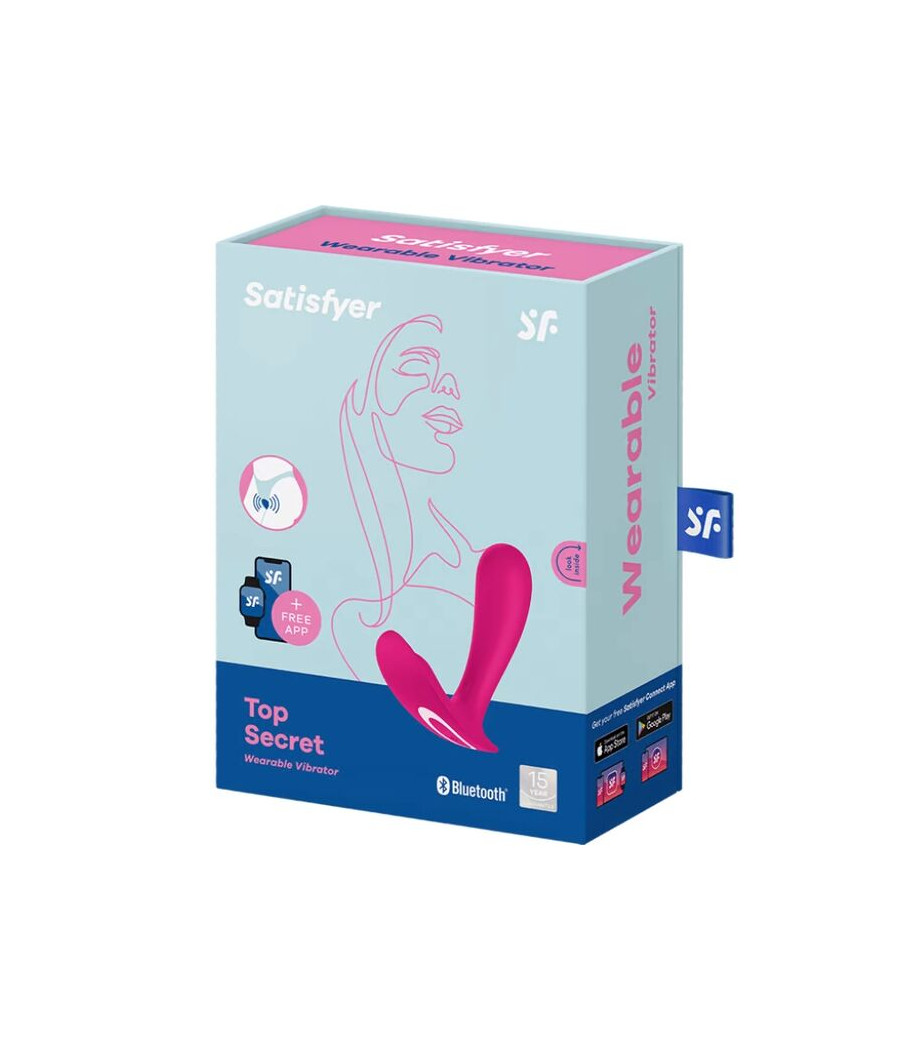 SATISFYER - TOP SECRET VIBRATOR PINK