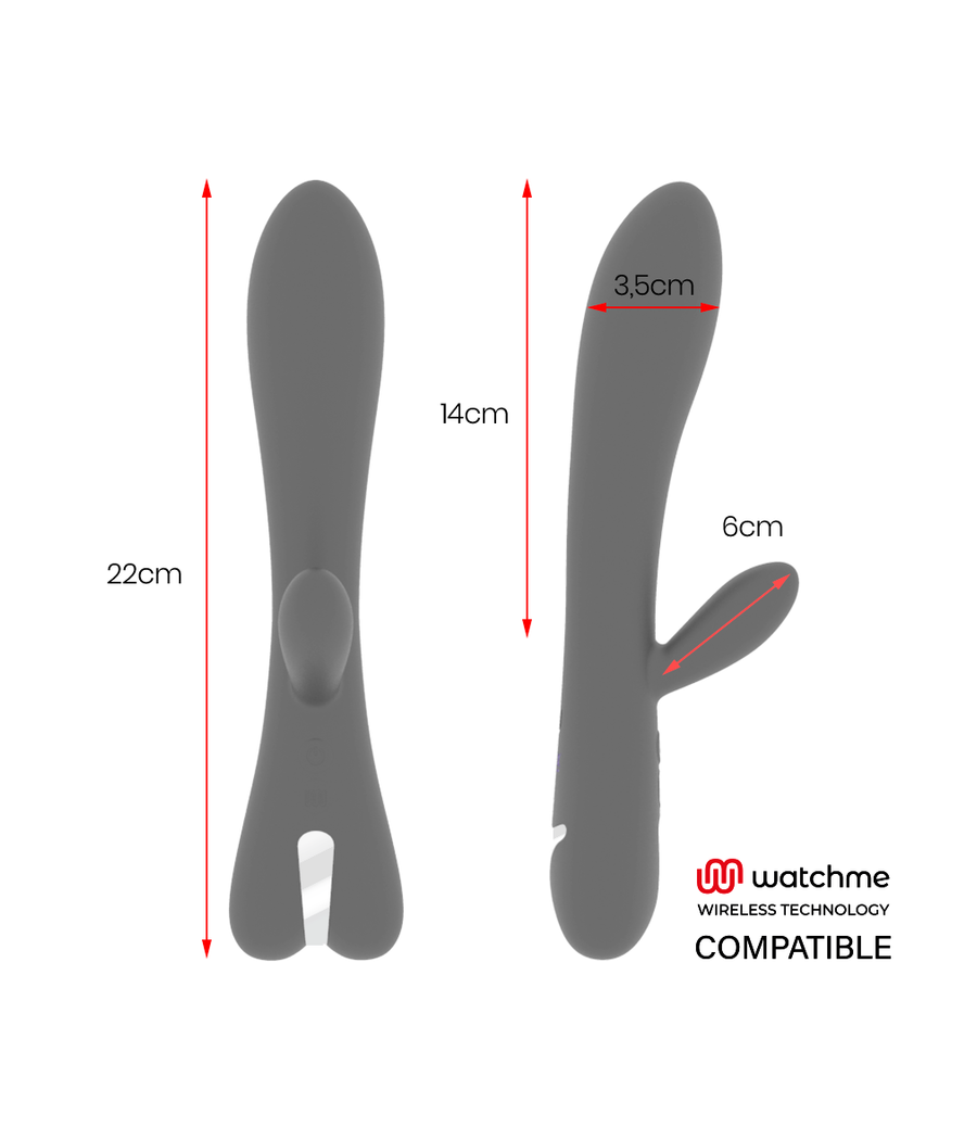 BRILLY GLAM - ERIK VIBRATOR + WATCHME REMOTE CONTROL