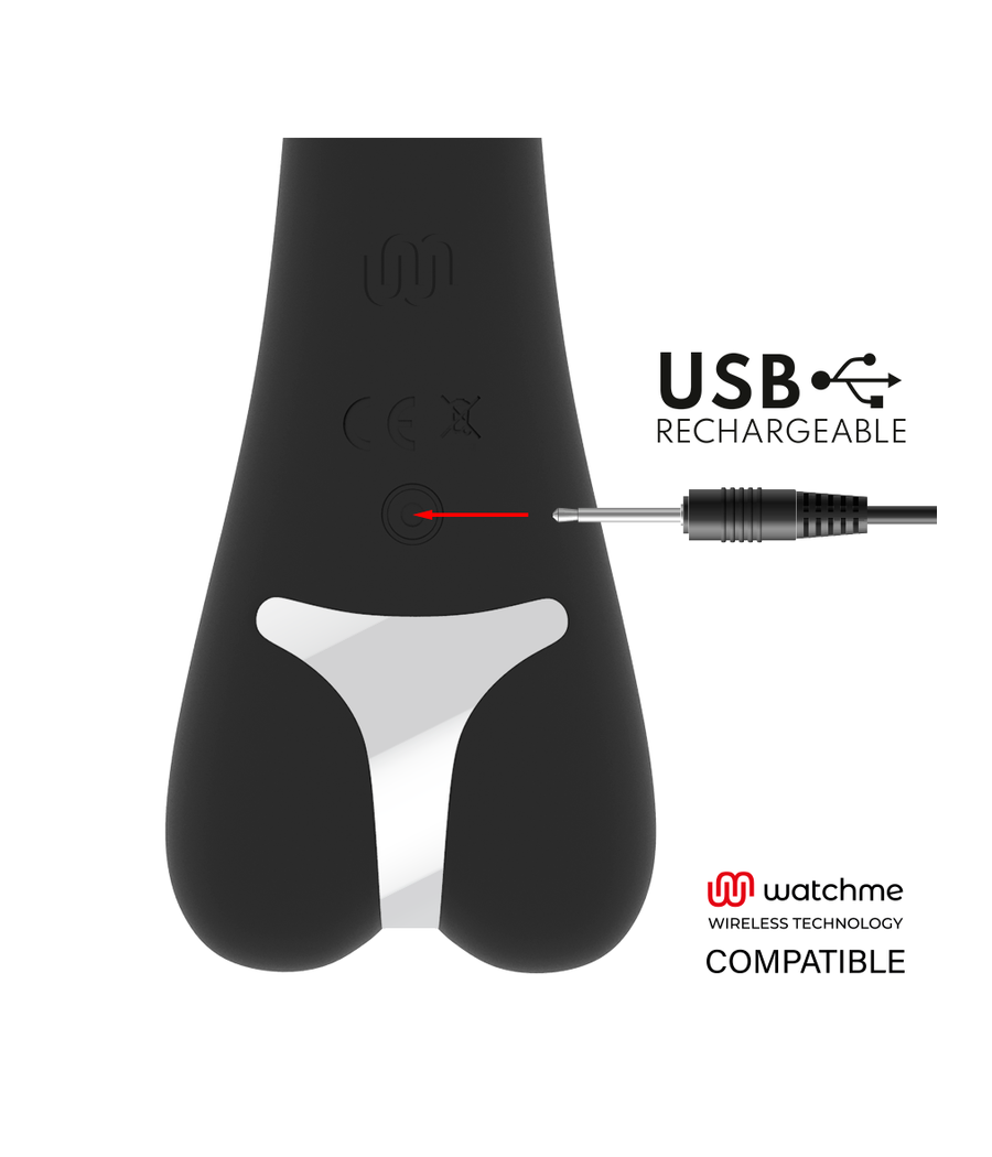 BRILLY GLAM - ERIK VIBRATORE + TELECOMANDO WATCHME