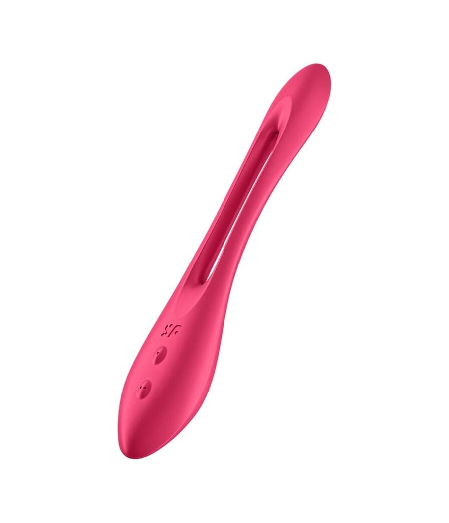 SATISFYER - ELASTIC JOY MULTI VIBRADOR ROJO