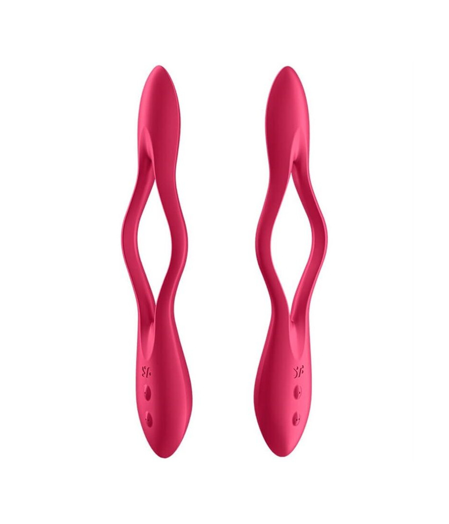 SATISFYER - MULTI VIBRADOR ELASTIC JOY VERMELHO