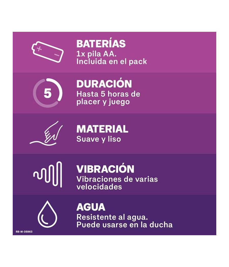 DUREX - VIBRADOR INTENSE ORGASMIC PURE FANTASY