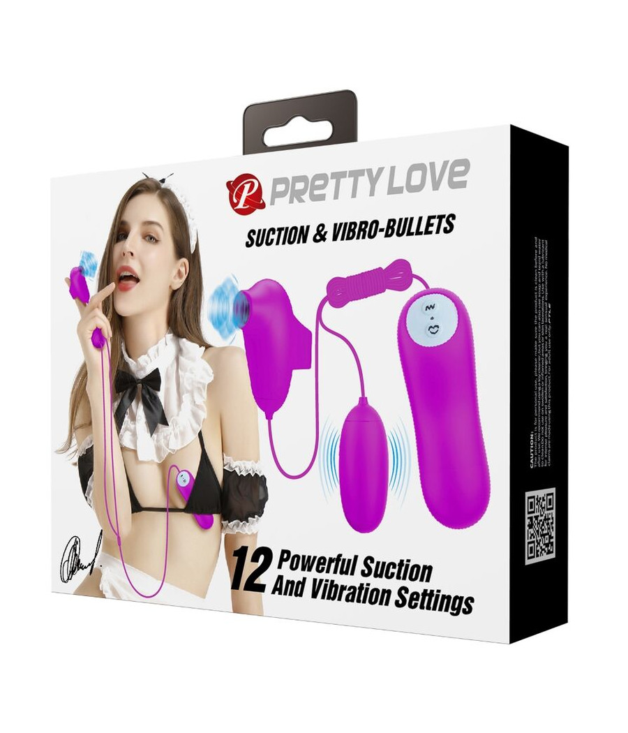 PRETTY LOVE - BULLET VIBRANT ET VENTOUSE