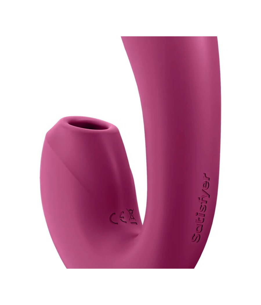 SATISFYER - APP STIMOLATORE E VIBRATORE SUNRAY ROSSO