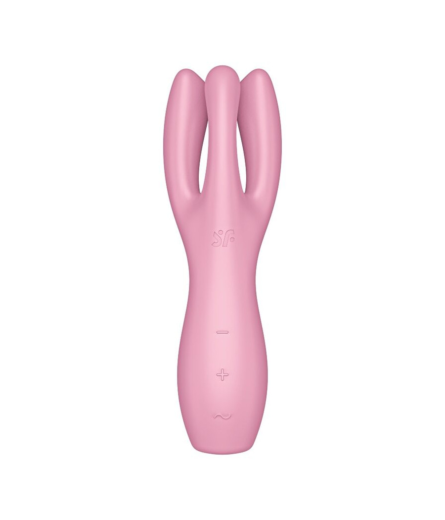 SATISFYER - VIBRATORE THREESOME 3 ROSA