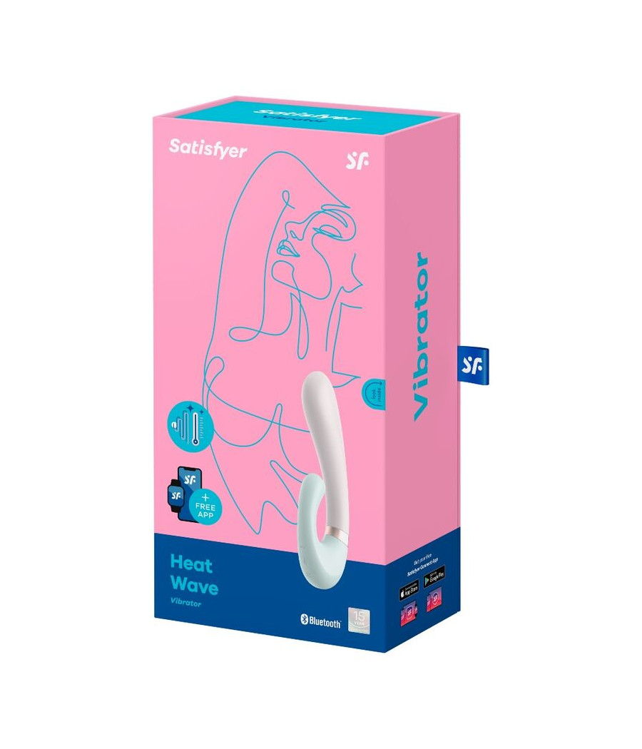 SATISFYER - HEAT WAVE VIBRATOR APP WHITE