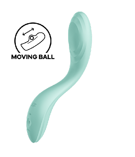 SATISFYER - VIBRATEUR SPOT G RRROLLING PLEASURE VERT